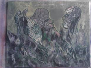 Dispute des dieux , pour que les dieux reviennent, tableau peint par Hermann Cebert