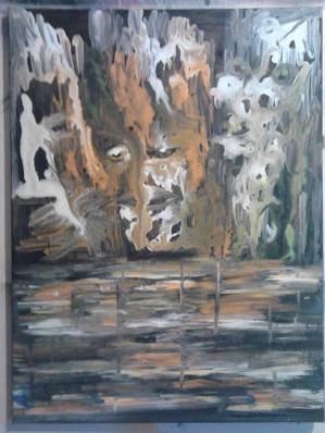 le-miroir-de-la-solitude-tableau-peint-par-hermann-cebert